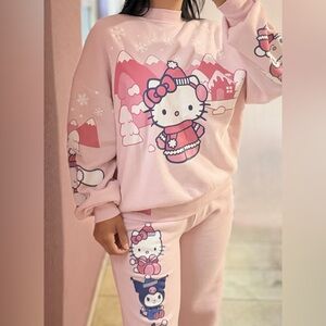 Hello Kitty Winter Wonderland pants set